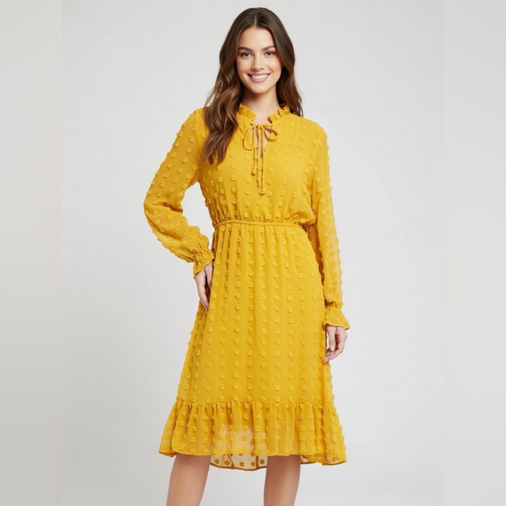 Boohoo Yellow Women's Dress